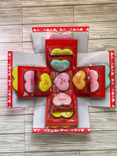Load image into Gallery viewer, Valentine’s Day Cookie Gift explosion box