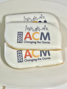 VEGAN Custom Logo Cookies