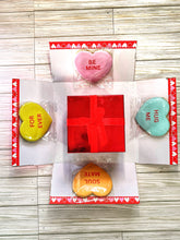 Load image into Gallery viewer, Valentine’s Day Cookie Gift explosion box